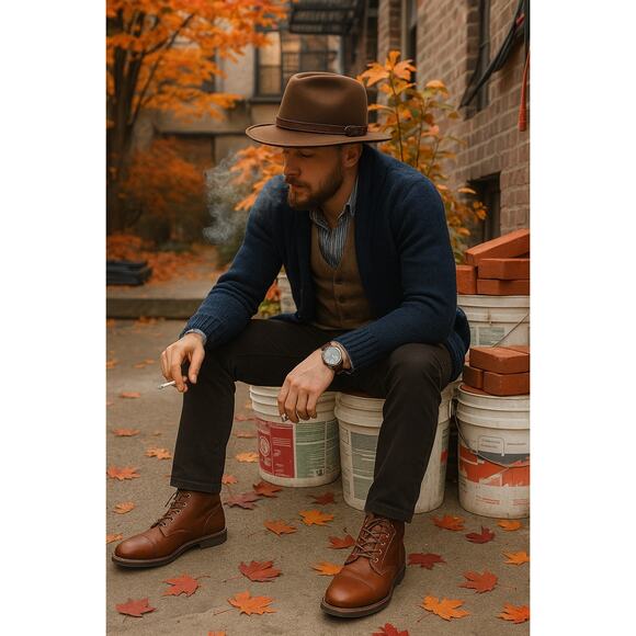 Eastland Chestnut Leather Cap Toe Boots | Heritage Workwear Americana Style - Picture 1 of 16